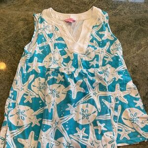 Lilly Pulitzer Pajamas, top and bottom, Size small